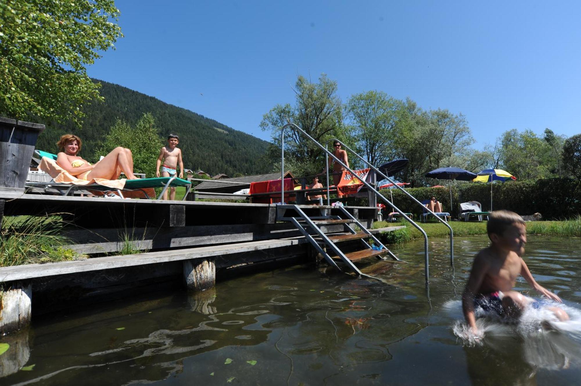 Haus Stampfer Hotel Weissensee Buitenkant foto